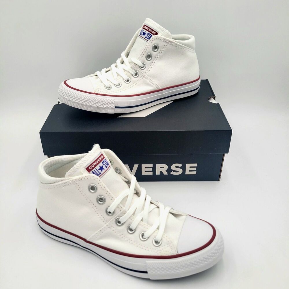 CONVERSE Chuck Taylor All Star Madison Mid Classic White 563511F Women's 8 NEW